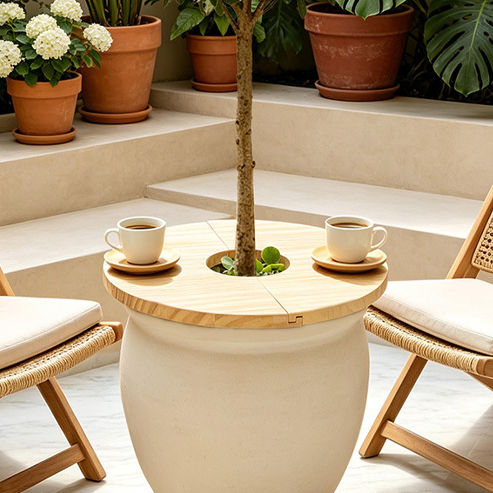 Flower Pot Covers Wooden Split - Indoor Herb Garden review and price