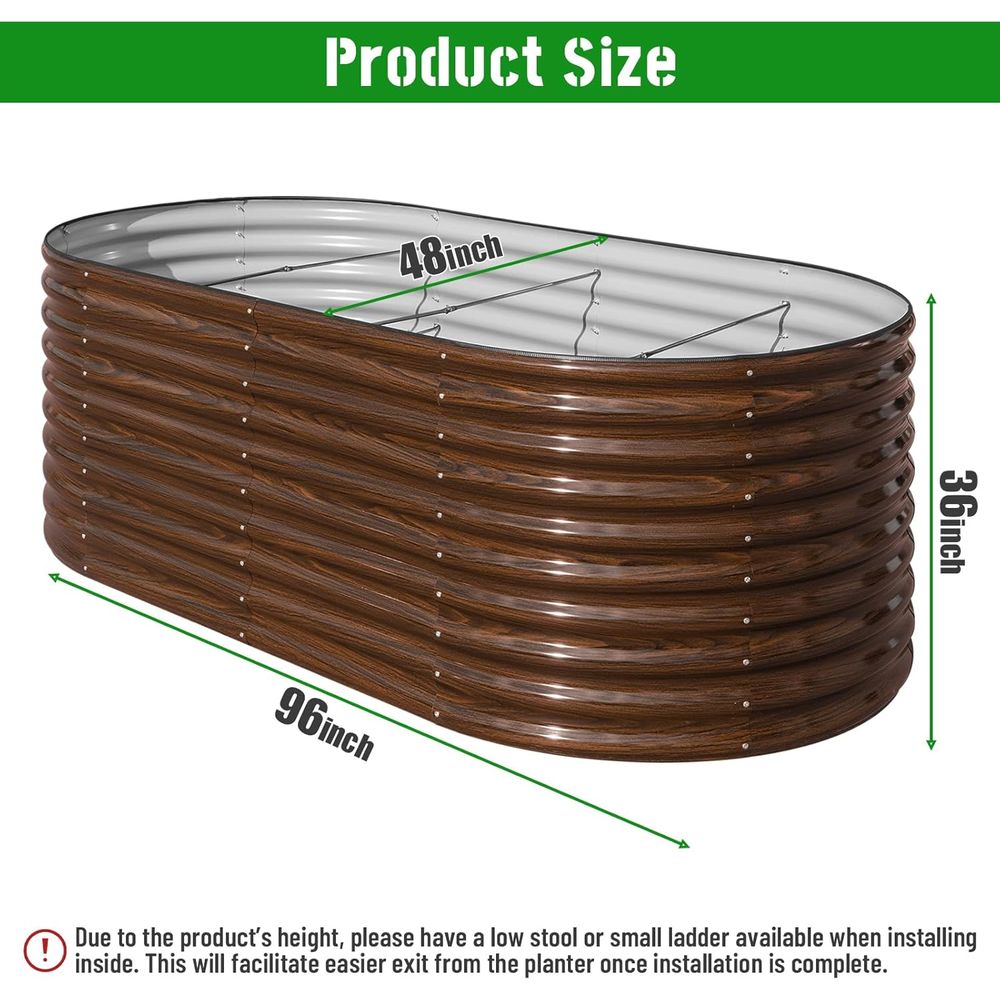 36 Tall Raised Garden Bed 8x4x - Raised Garden Bed review and price