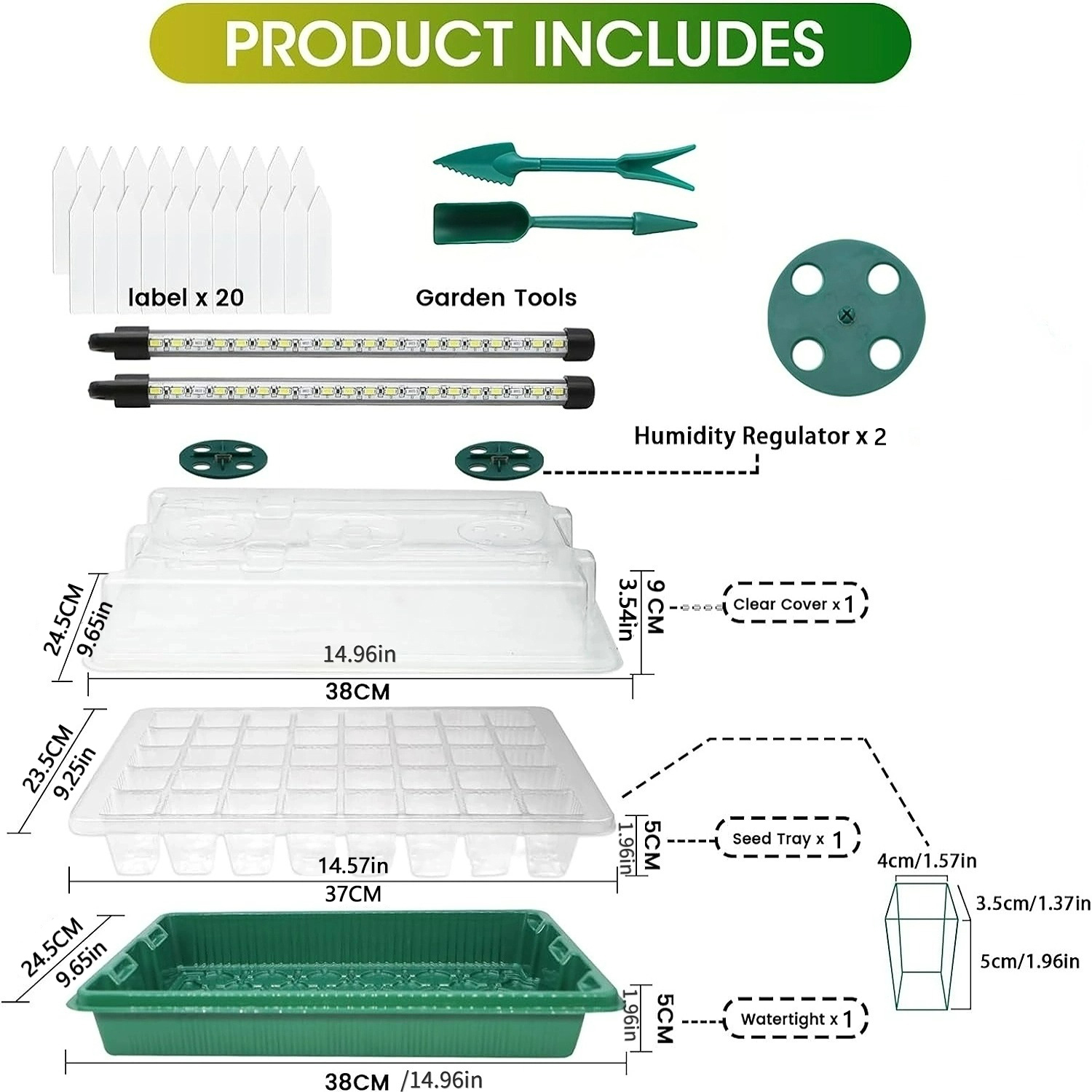 Seed Starter Tray with Grow Li - Seed Starter Tray review and price