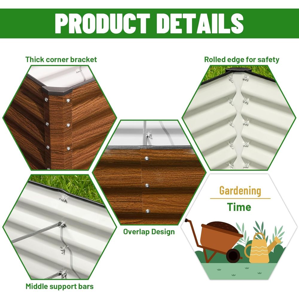 2-Pack 6x2x2T Galvanized Raise - Raised Garden Bed review and price
