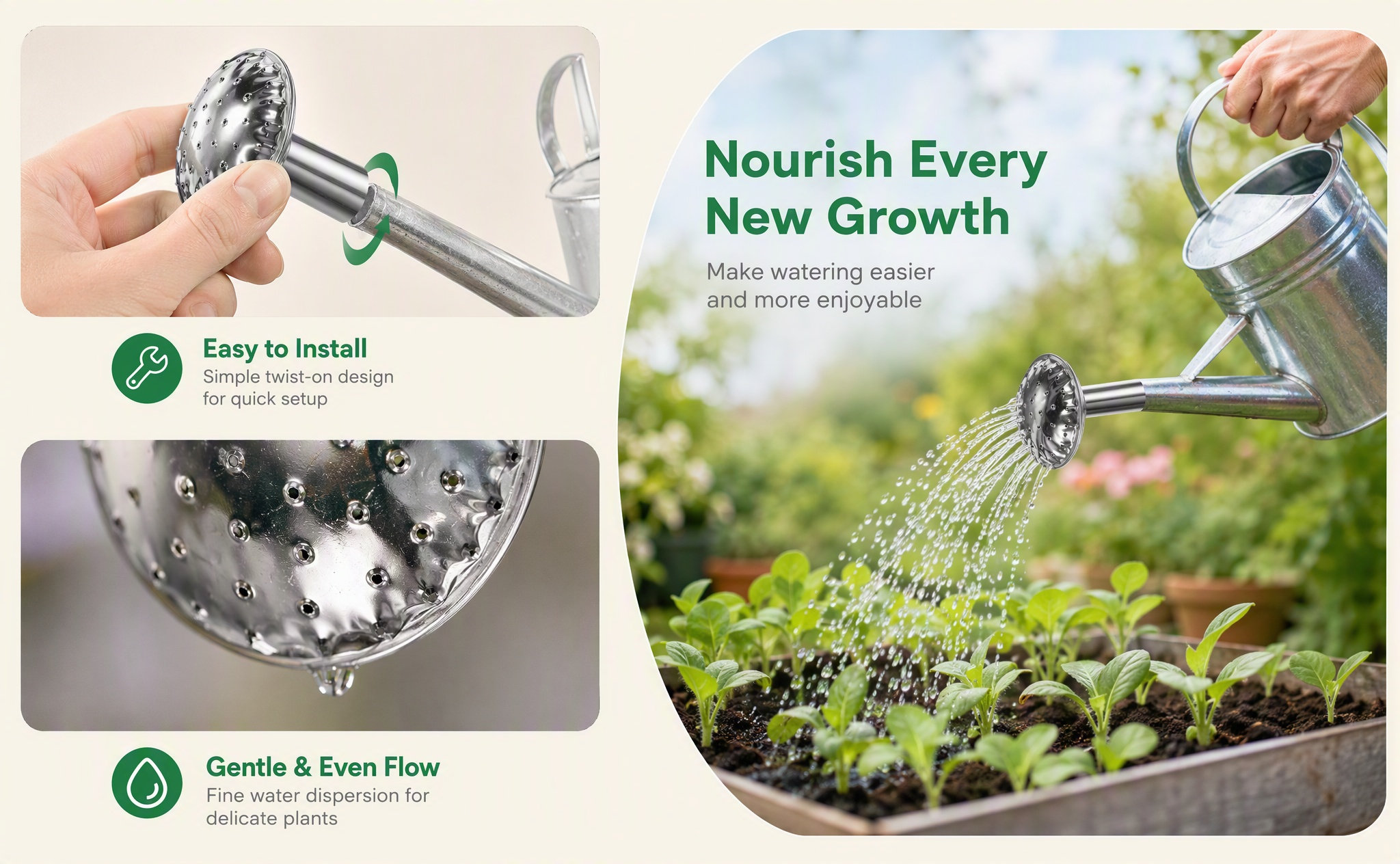 Stainless Steel Watering Can S - Watering Can review and price