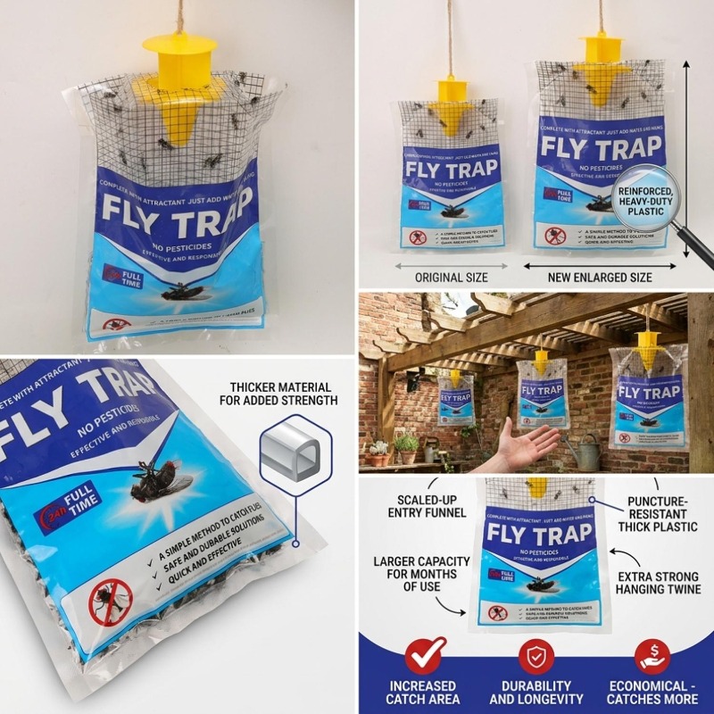 Hanging Fly Trap Bag Waterproo - Grow Bag review and price