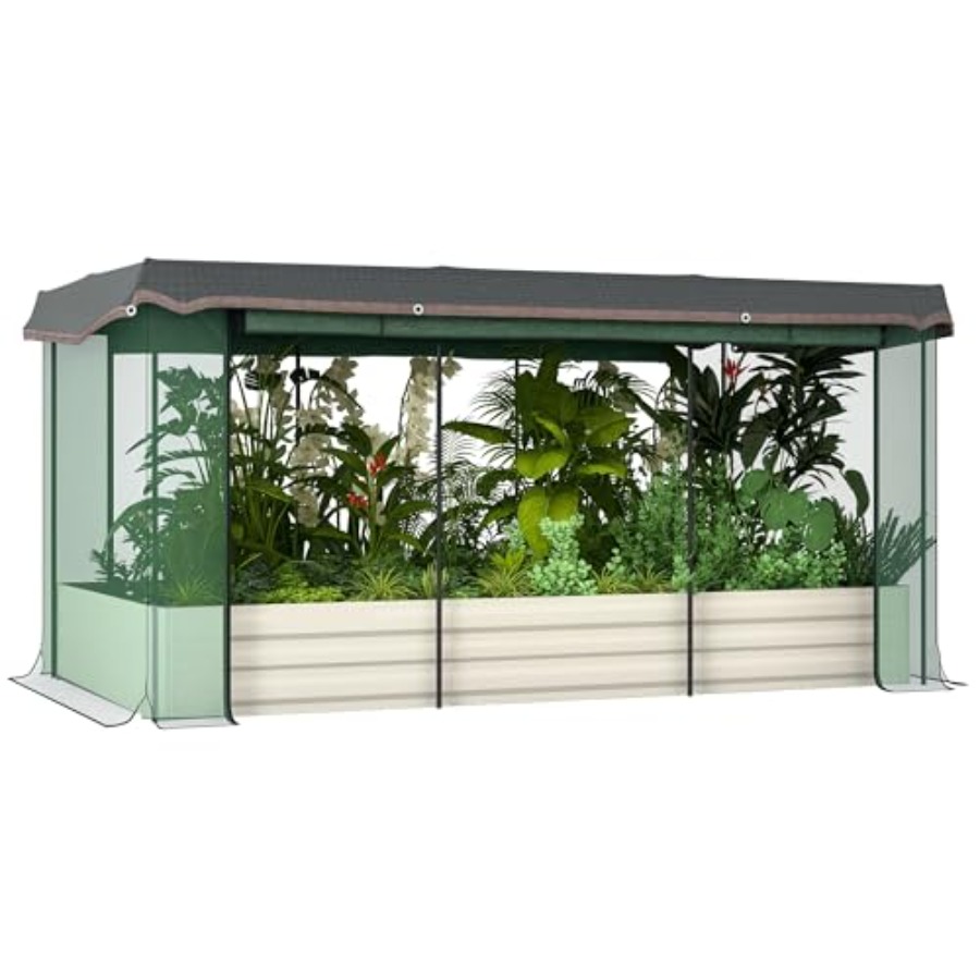 7.3 x 3.4 x 1 ft Galvanized Ra - Raised Garden Bed review and price