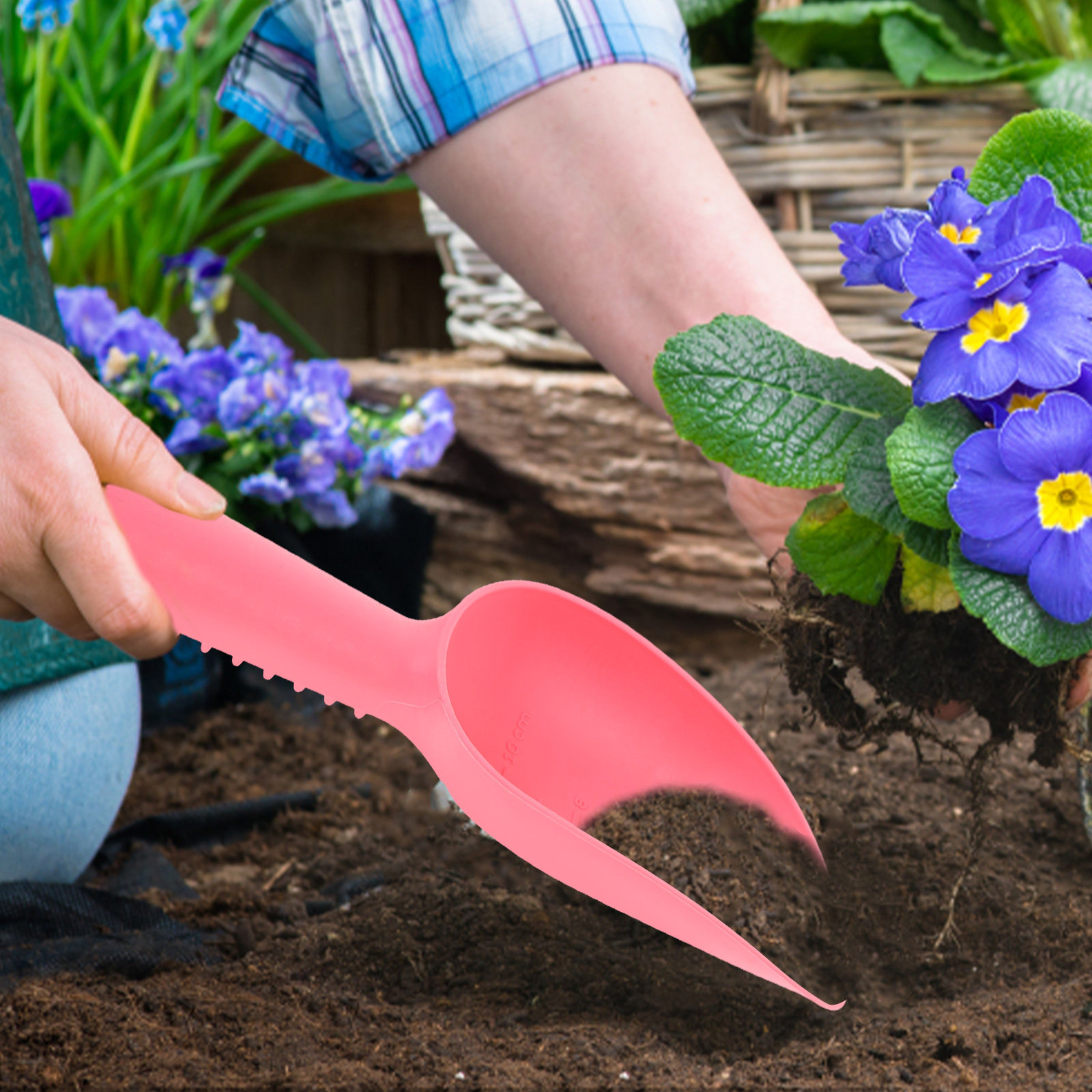2Pcs Plastic Garden Scoop Hand - Trowel Garden Tools review and price