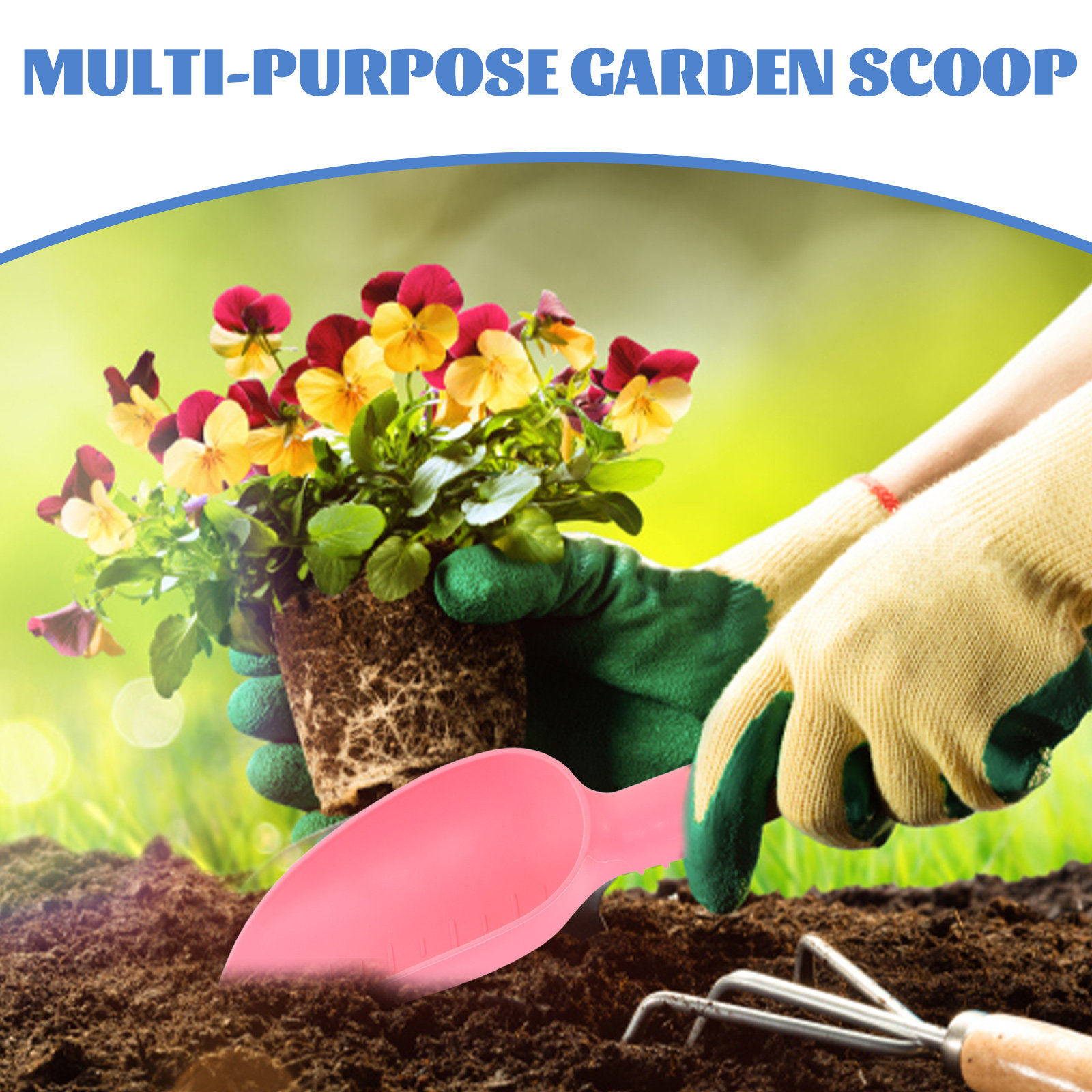 2Pcs Plastic Garden Scoop Hand - Trowel Garden Tools review and price