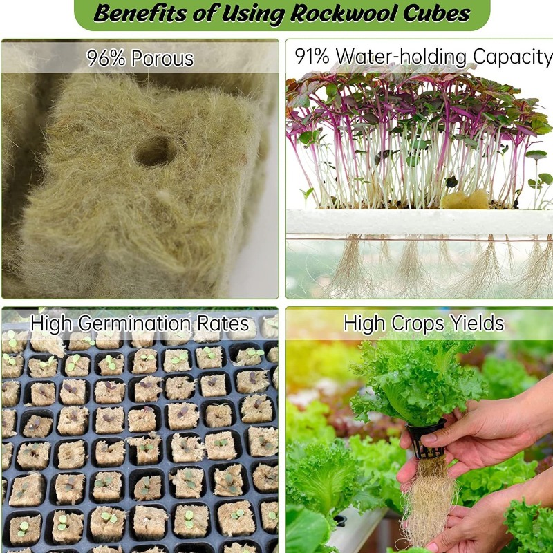 72-Pack Hydroponic Rockwool Cu - Hydroponic Kit review and price